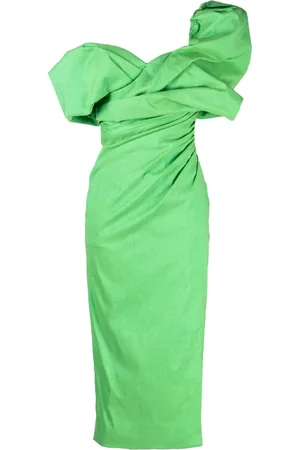 RACHEL GILBERT Gia ruched midi dress
