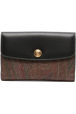 Etro Essential paisley-print leather wallet