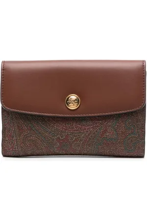 Etro Paisley-print leather wallet