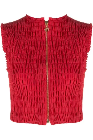Patou Smocked crop top