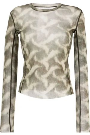 JNBY Abstract-pattern long-sleeve top