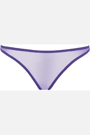 ERES Sheer-panel tanga briefs