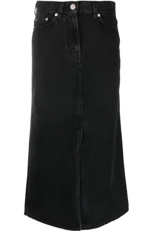 Loulou Studio Organic-cotton midi skirt