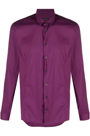 Patrizia Pepe Long-sleeved poplin-texture shirt