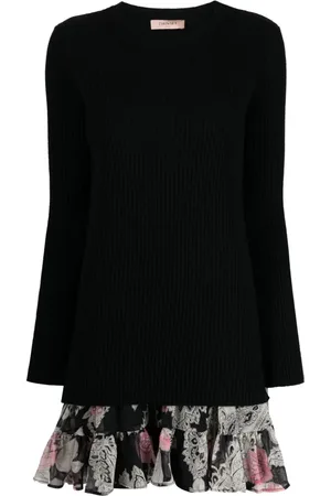 Twin-Set Long-sleeve jumper dress