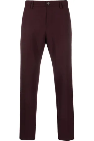 Patrizia Pepe Mid-rise cotton slim trousers