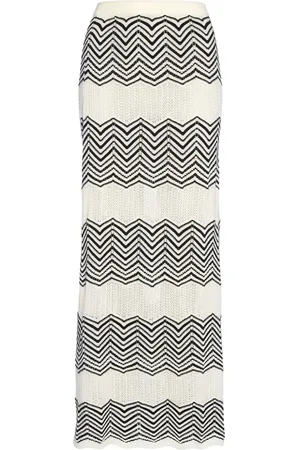 ERES R??glisse chevron-pattern maxi skirt
