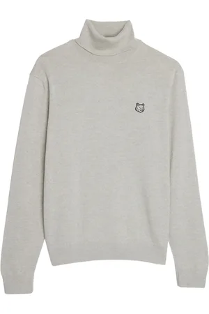 Maison Kitsuné Roll-neck long-sleeve wool jumper