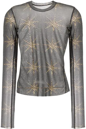 JNBY Graphic-print long-sleeve T-shirt