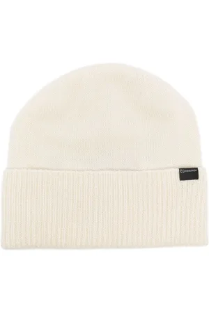 Woolrich Cashmere ribbed beanie hat