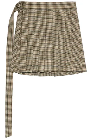 Brown plaid clearance skirt 60