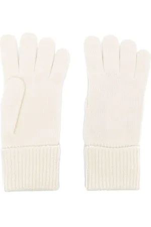 Woolrich Logo-patch cashmere gloves