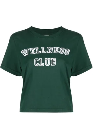 Sporty & Rich Cotton cropped T-shirt