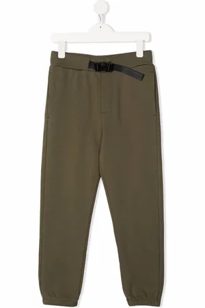 Woolrich Buckled organic-cotton track pants