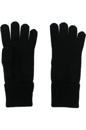 Woolrich Logo-patch cashmere gloves