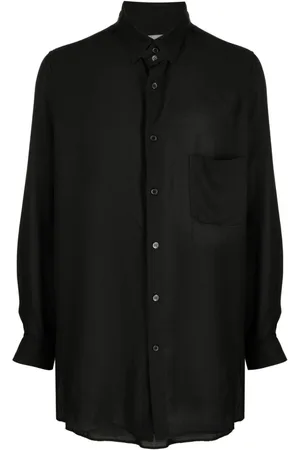 YOHJI YAMAMOTO Pointed-collar button-up shirt