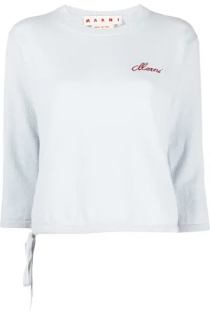 Marni Logo-embroidered cashmere jumper