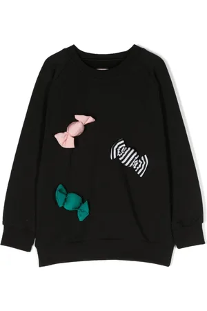 Wauw Capow by Bangbang Appliqu??-detail organic cotton sweatshirt