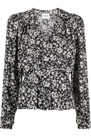 Isabel Marant Floral-print silk blouse