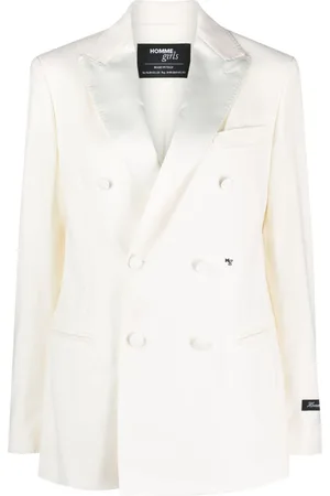 HOMMEGIRLS Double-breasted wool blazer