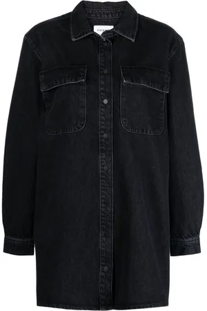 MISSGUIDED Woman's Black Denim Petite Oversized Shirt Dress Size 4 RRP £36  | eBay