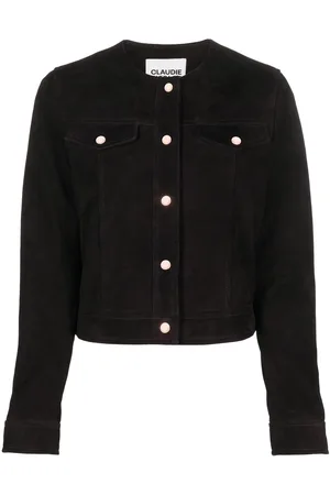 Buy Amiri Studded Distressed Denim Jacket - Black At 55% Off | Editorialist