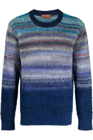 Missoni Striped crew-neck jumper