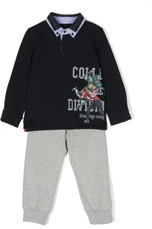 Lapin House Graphic-print cotton tracksuit