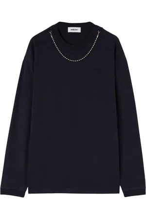 AMBUSH Chain-embellished cotton sweatshirt
