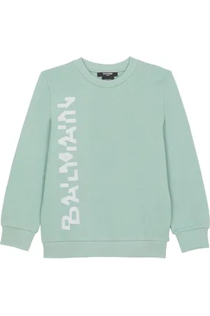 Balmain Logo-print cotton sweatshirt