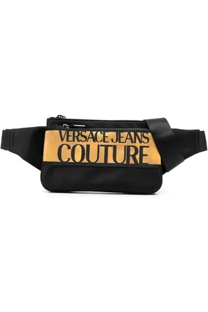 VERSACE Logo-print zip-fastening belt bag