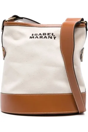 Isabel Marant Samara logo-embroidered shoulder bag