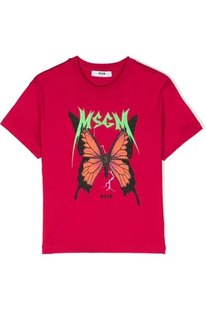 Msgm Logo-print cotton T-shirt
