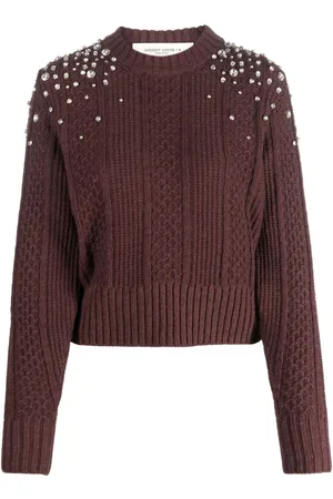Golden Goose Crystal-embellished virgin-wool jumper