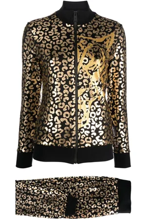 Philipp Plein Leopard-print tracksuit set