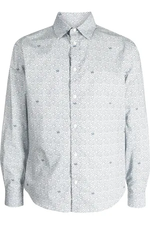 Maison Kitsuné Graphic-print cotton shirt