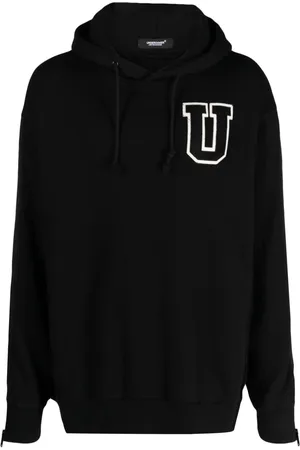 UNDERCOVER Logo-patch cotton hoodie