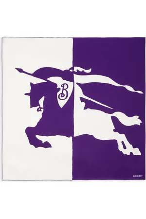 Burberry Horse-print silk square scarf