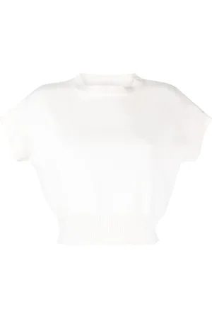 Teddy Cashmere Genova sleeveless cropped cashmere jumper