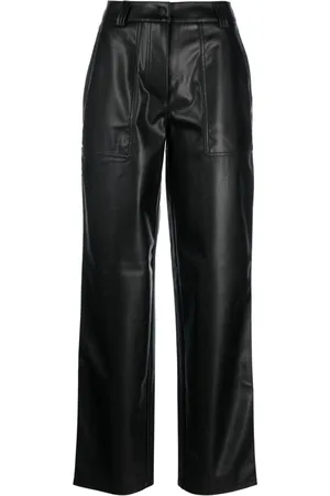 The latest collection of leather trousers size 4 | FASHIOLA.in