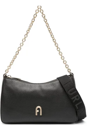 Furla Logo-plaque leather crossbody bag