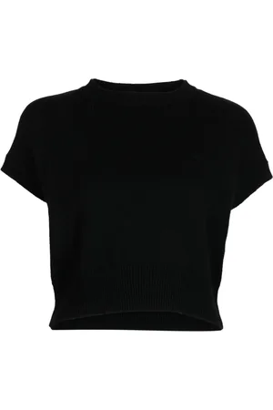 Teddy Cashmere Genova sleeveless cropped cashmere jumper