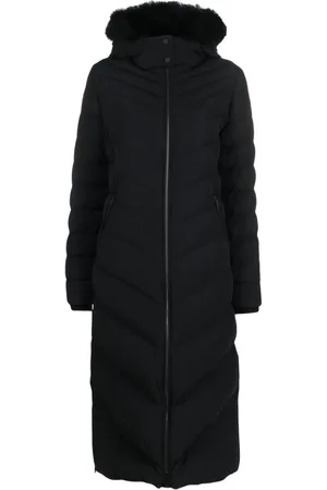Moose Knuckles Faux-fur hooded padded coat