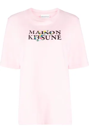 Maison Kitsuné Logo-print cotton T-shirt