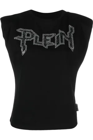 Philipp Plein Logo-embellished cotton tank top