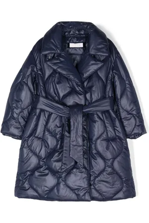 MONNALISA Belted quilted coat