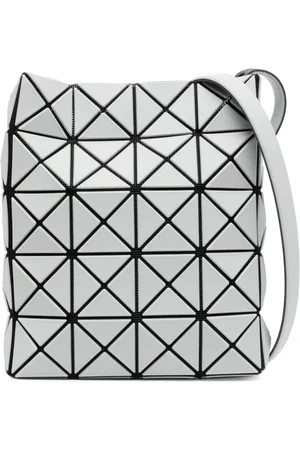 Bao Bao Issey Miyake Prism Two-Tone Crossbody Bag Gray/Black