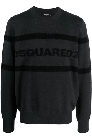 Dsquared2 Intarsia-logo wool jumper