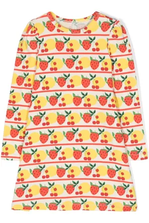 Mini Rodini Fruit-print jersey A-line dress