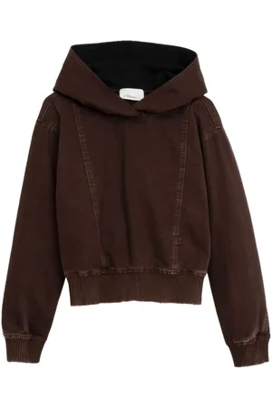 3.1 Phillip Lim graphic-print cotton hoodie, Brown